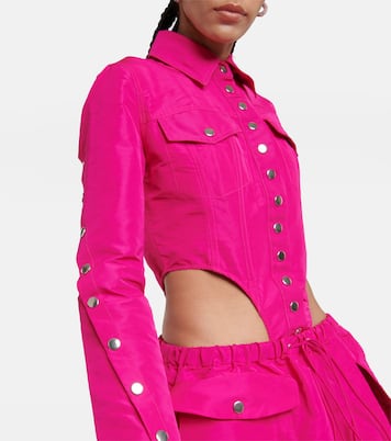 Satin corset top | LaQuan Smith