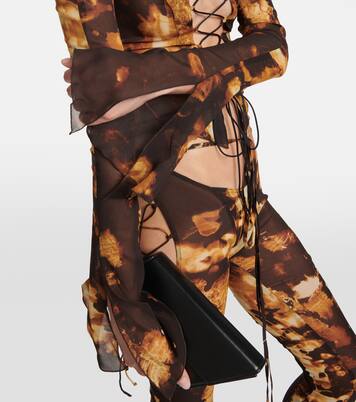 Blusa in chiffon di misto seta | KNWLS