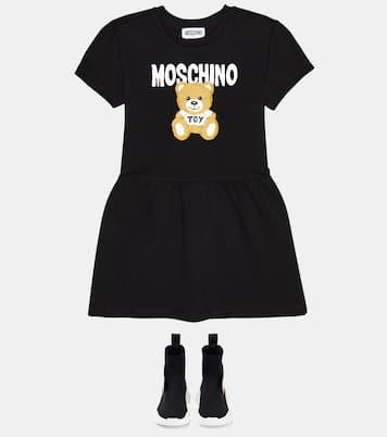 Stivaletti con logo | Moschino Kids