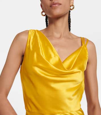 Maxikleid Sanderson aus Satin | Veronica Beard