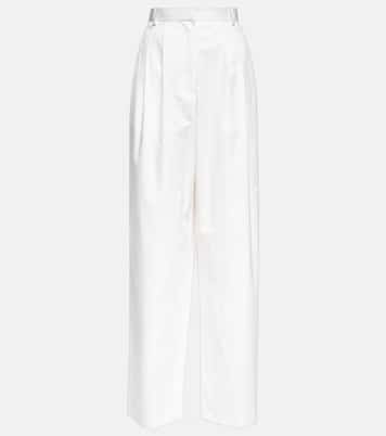 Pantalon Bufus à taille haute en coton | The Row