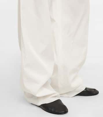 Pantalon Bufus à taille haute en coton | The Row