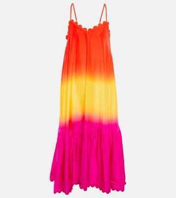 Dégradé silk midi dress | Juliet Dunn
