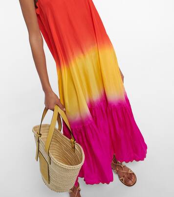 Dégradé silk midi dress | Juliet Dunn