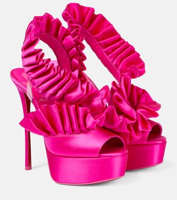 Sandali Froufrou Alta 150 in raso | Christian Louboutin