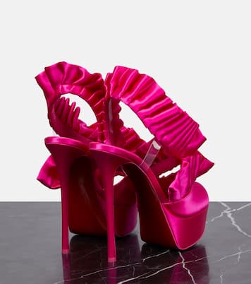 Sandali Froufrou Alta 150 in raso | Christian Louboutin