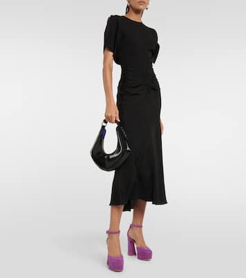 Vernice platform suede pumps | Gianvito Rossi