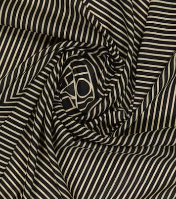 Pañuelo Monogram de algodón y seda | Toteme