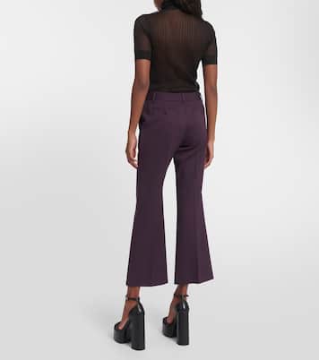 Pantaloni flared Fossett in lana | Altuzarra