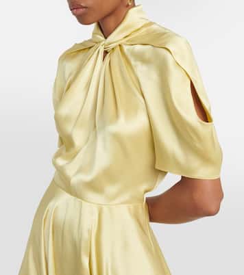 Draped midi dress | Stella McCartney