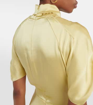 Draped midi dress | Stella McCartney