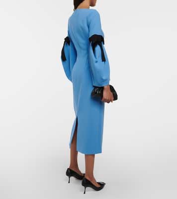 Midikleid Venturi aus Crêpe | Roksanda
