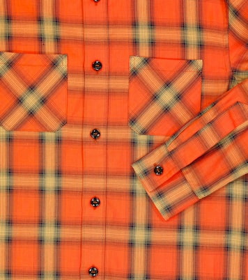 Camicia in flanella con ricamo | Amiri Kids