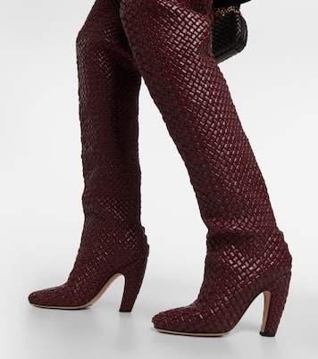 Overknee-Stiefel Canalazzo aus Leder | Bottega Veneta