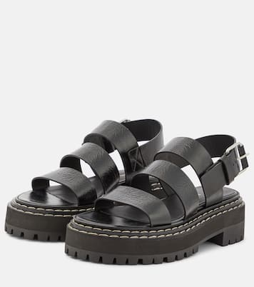 Lug leather sandals | Proenza Schouler