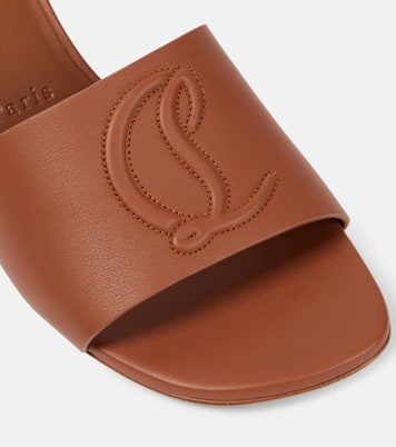 So CL 55 embossed leather mules | Christian Louboutin