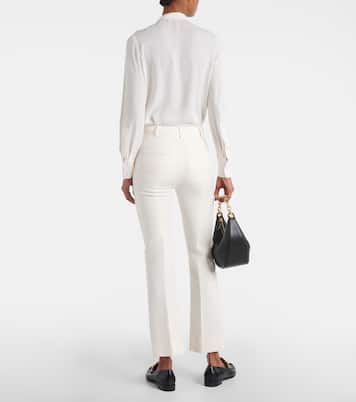 Pantalon droit en Crêpe Couture | Valentino