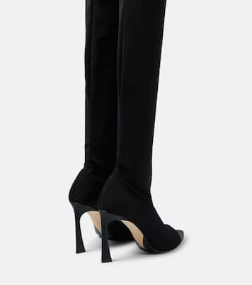 Peep Toe over-the-knee boots | Victoria Beckham