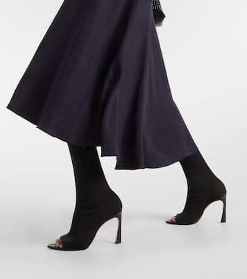 Peep Toe over-the-knee boots | Victoria Beckham