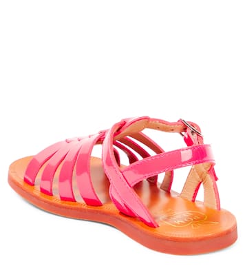 Sandali Plagette Strap in pelle | Pom d'Api
