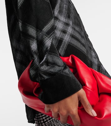 Camicia Burberry Check in velluto | Burberry