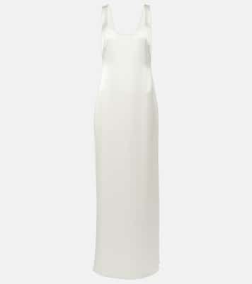 Robe longue de mariée Paraiso en satin | Galvan