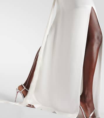 Robe longue de mariée Paraiso en satin | Galvan