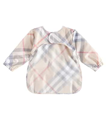 Bebé - babero de algodón a cuadros | Burberry Kids