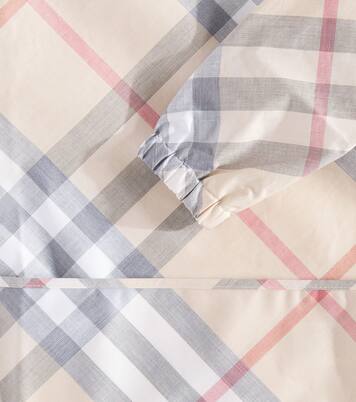 Bebé - babero de algodón a cuadros | Burberry Kids