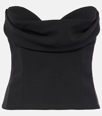 Draped wool-blend corset | Magda Butrym