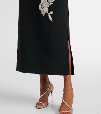 Abito midi con ricamo | Elie Saab