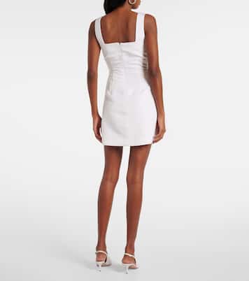 Corinne silk faille minidress | Markarian