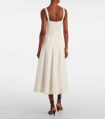 Linen midi dress | Faithfull