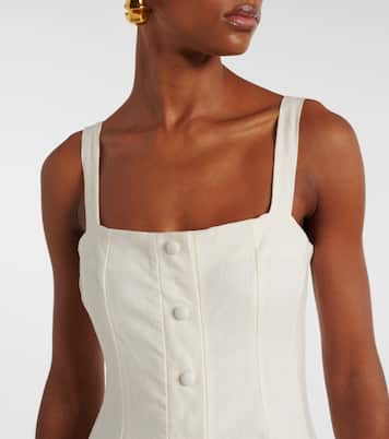 Linen midi dress | Faithfull