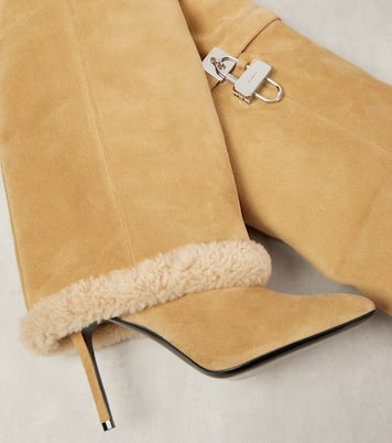 Cuissardes Shark Lock Stiletto en daim | Givenchy