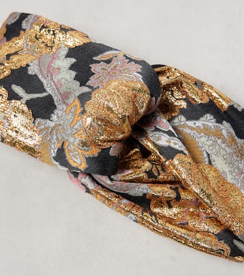 Fascia per capelli in lamé jacquard | Valentino