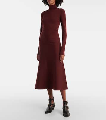 Gonna midi Freddie in cashmere e seta | Gabriela Hearst