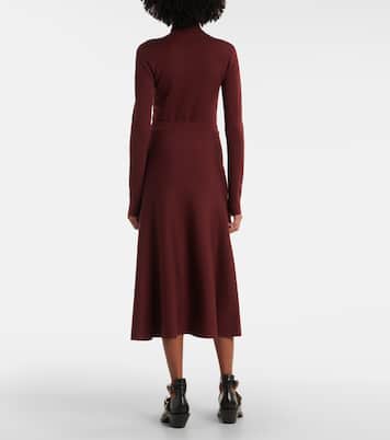 Gonna midi Freddie in cashmere e seta | Gabriela Hearst