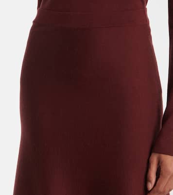 Gonna midi Freddie in cashmere e seta | Gabriela Hearst