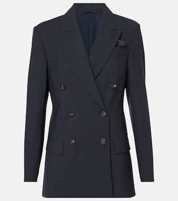 Blazer en mezcla de lana | Brunello Cucinelli