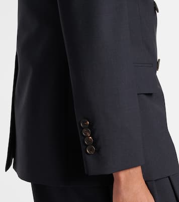 Blazer en mezcla de lana | Brunello Cucinelli