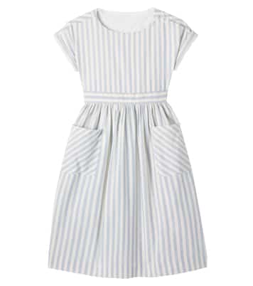 Robe Edelweiss rayée en coton | Bonpoint