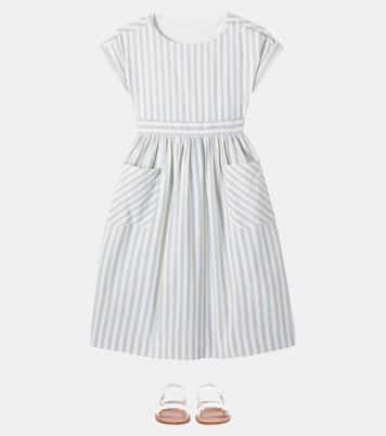 Robe Edelweiss rayée en coton | Bonpoint