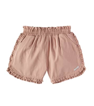 Shorts Niven in misto cotone con volant | Donsje