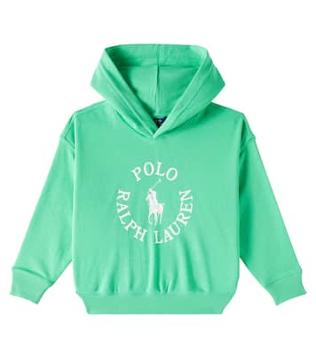 Felpa in jersey di cotone con cappuccio | Polo Ralph Lauren Kids