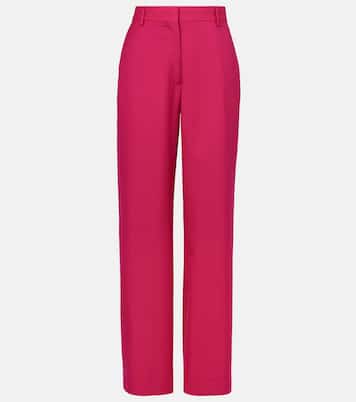 Wool and mohair twill straight pants | Dries Van Noten