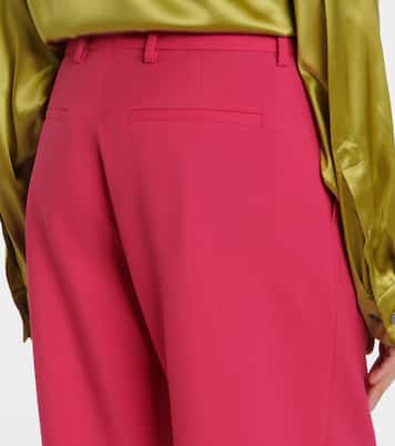 Wool and mohair twill straight pants | Dries Van Noten