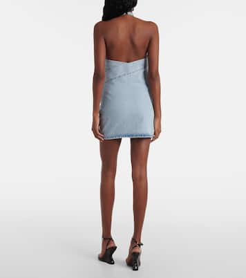 Robe en jean à fleur | Magda Butrym