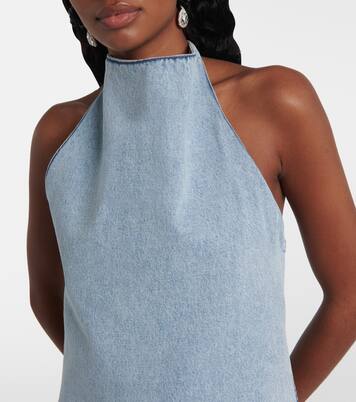 Robe en jean à fleur | Magda Butrym