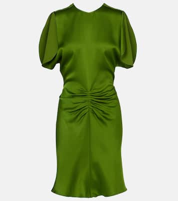 Ruched crêpe minidress | Victoria Beckham